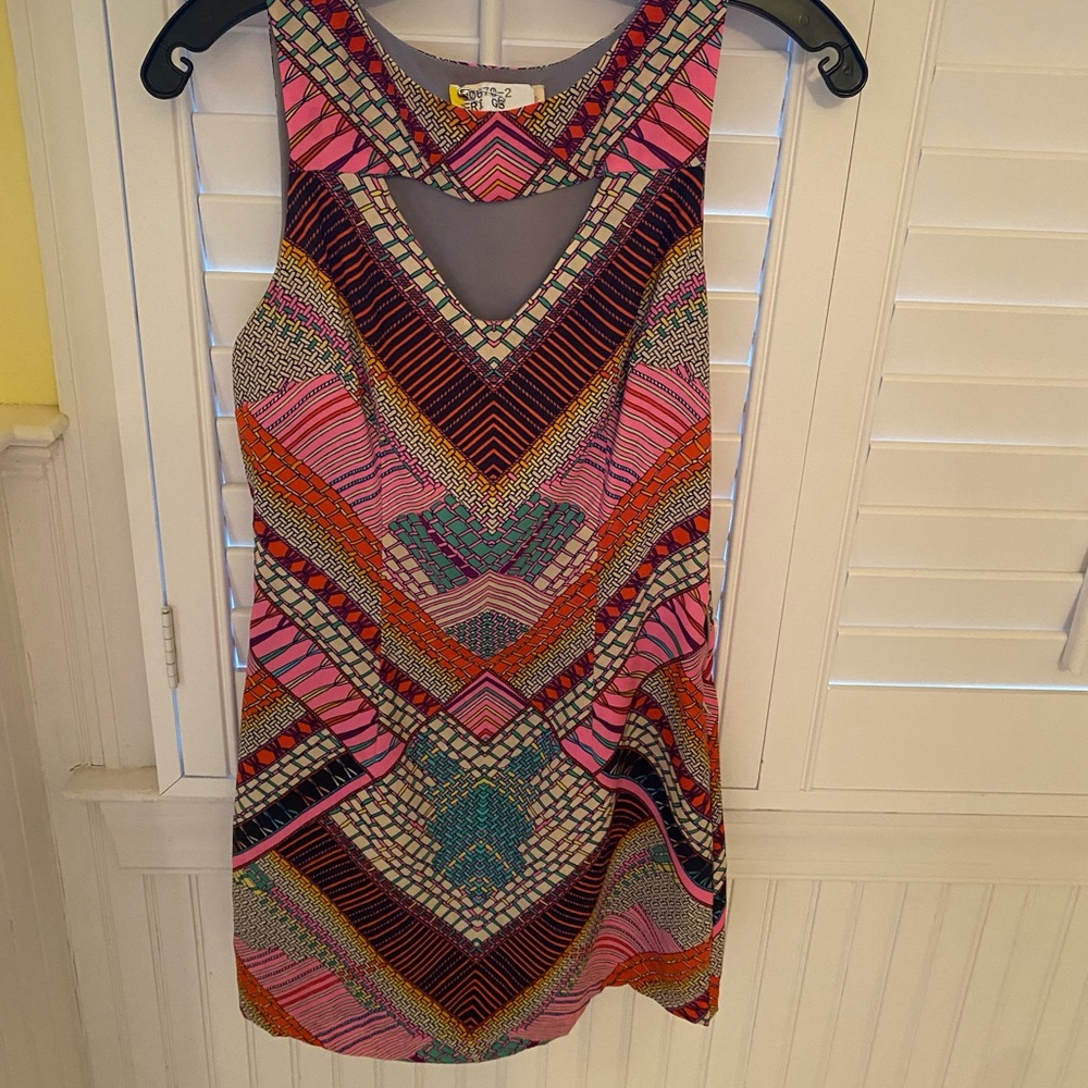 Mara Hoffman mini cut out dress